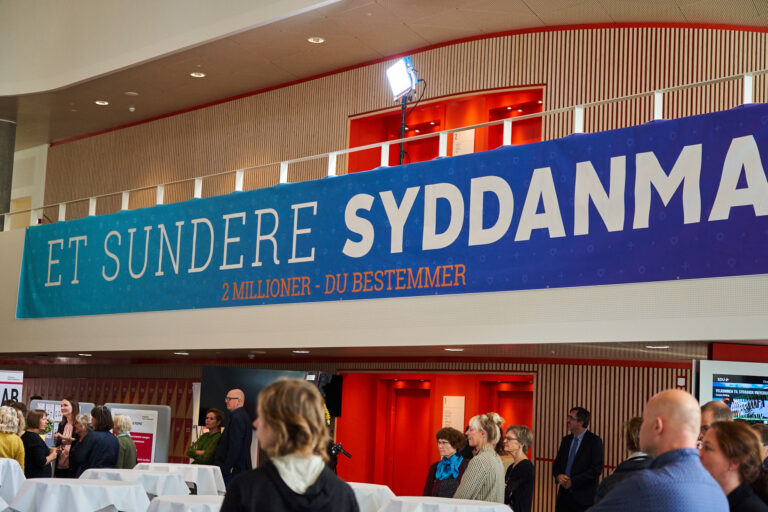 Afvikling af Et sundere Syddanmark på SDU i Kolding